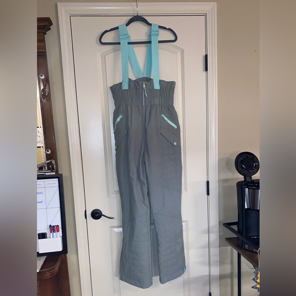 Free People Movement All Prepped Ski Bib - Greyed Olive - Picture 4 of 13